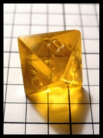 Dice : Dice - DM Collection - Unknown Percision Yellow D8 - Ebay Dec 2010